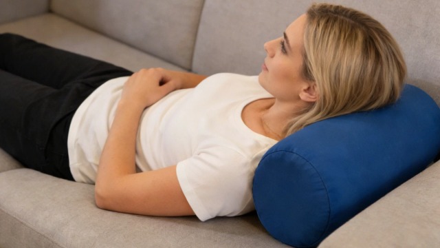 Amazon.com: Microbead Neck Roll Pillow, Squishy Tube Bean Pillow